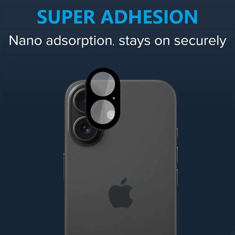 محافظ لنز دوربین ام‌گلس مدل Noir Glass MG مناسب برای گوشی موبایل اپل iPhone 16 / 16 Plus