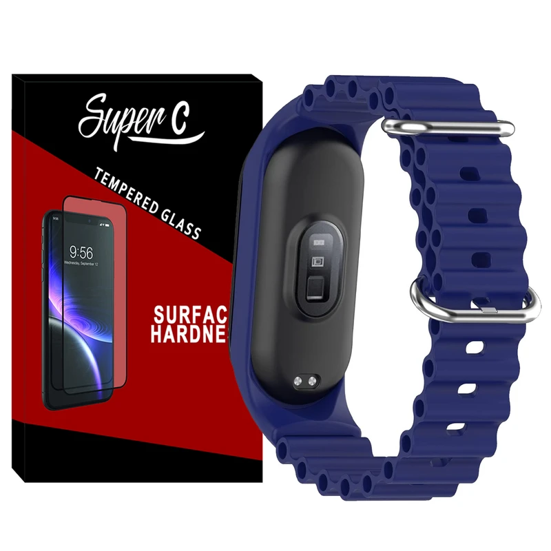 بند سوپرسی مدل Ocean SC مناسب برای ساعت هوشمند شیائومی Mi band 7