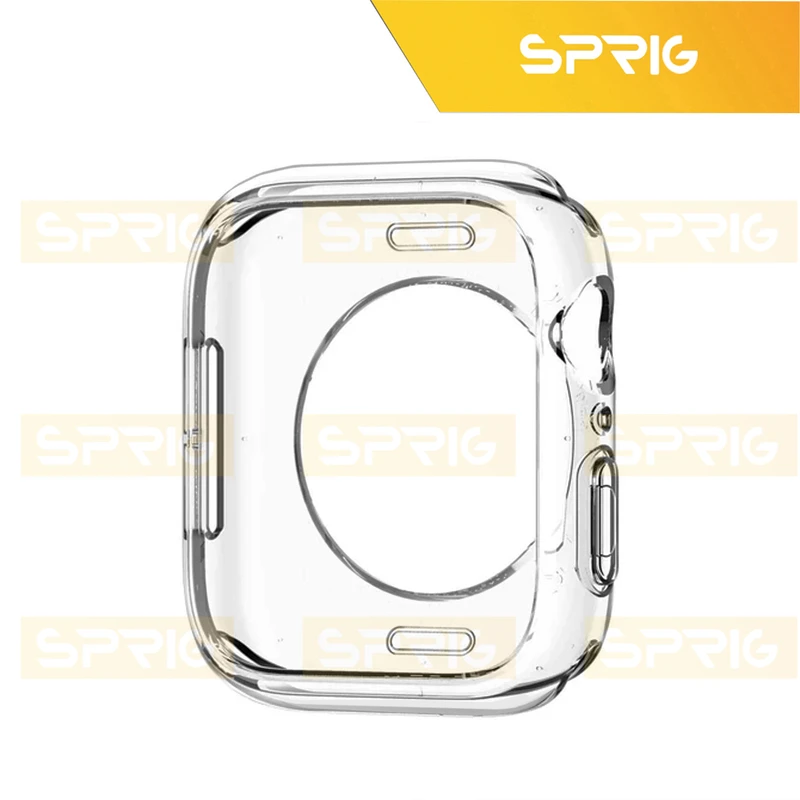 کاور اسپریگ مدل Clear Protective مناسب برای اپل واچ سری 4/5/6/Se سایز 44 میلی متری