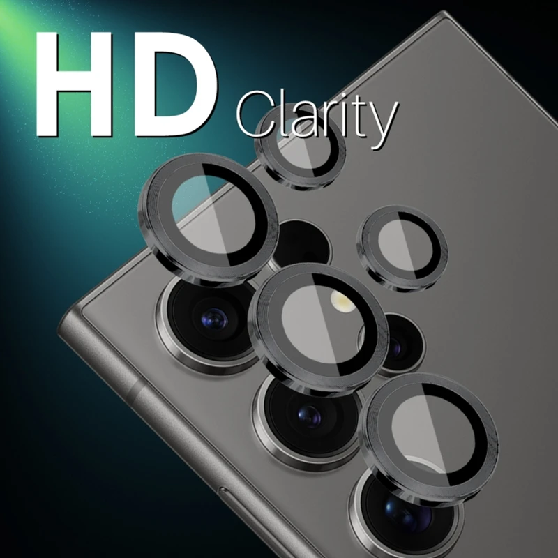 محافظ لنز دوربین گلستیک مدل Ring Metal GL مناسب برای گوشی موبایل سامسونگ Galaxy S25 Ultra