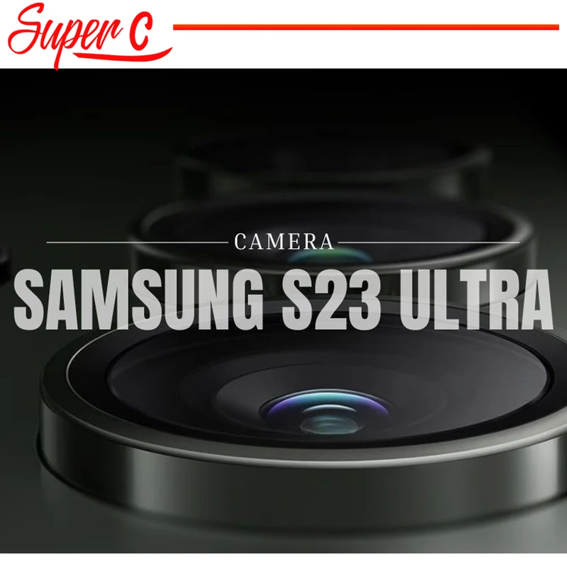 محافظ لنز دوربین سوپرسی مدل Ring Metal مناسب برای گوشی موبایل سامسونگ Galaxy S23 Ultra