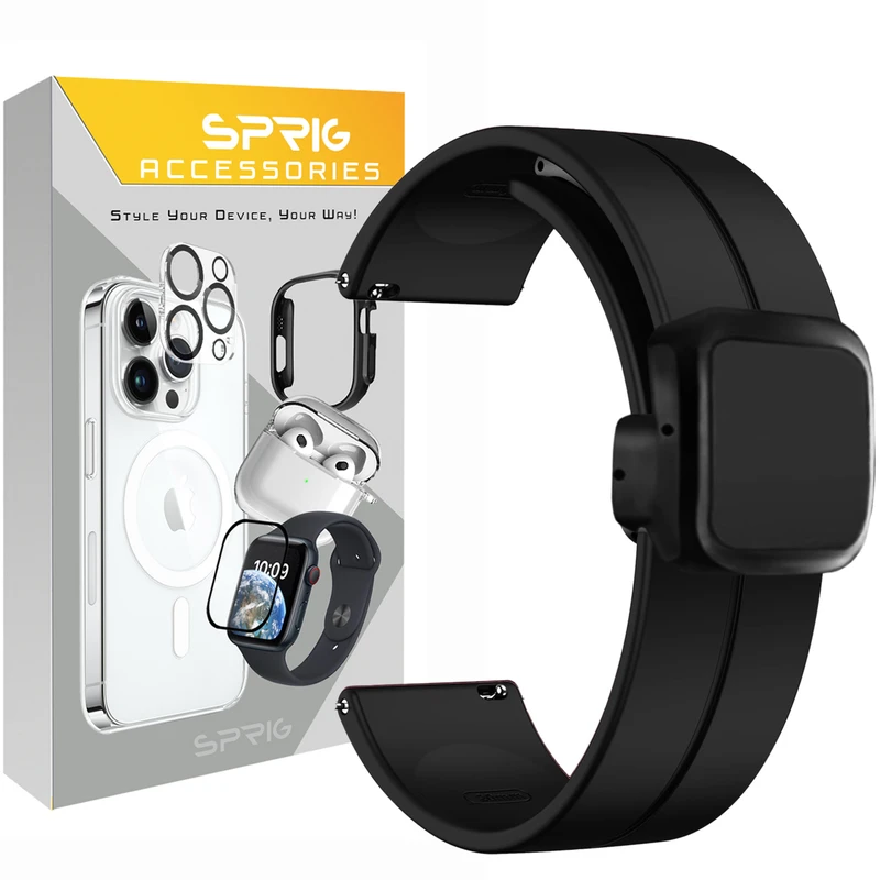 بند اسپریگ مدل SGK Magnetic Silicon TW مناسب برای ساعت هوشمند کیسلکت Kr / Kr2 / Kr pro