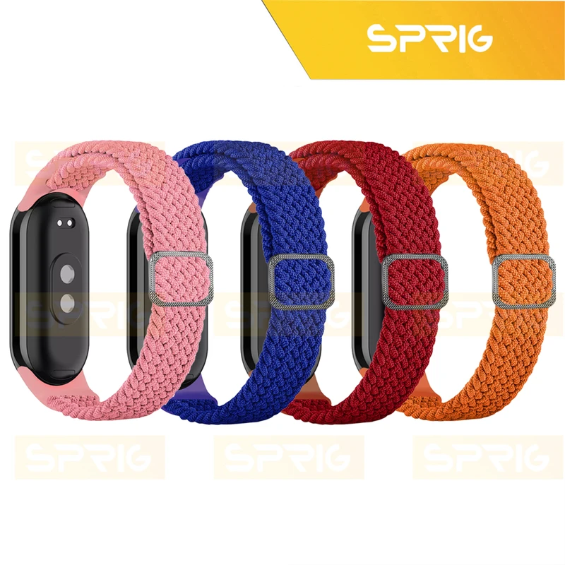 بند اسپریگ مدل Braided Solo مناسب برای ساعت هوشمند شیائومی Mi band 9