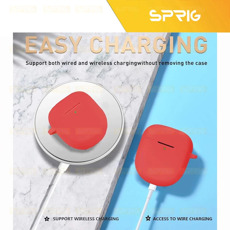 کاور اسپریگ مدل Silicon-SP مناسب برای کیس هدفون بی سیم بوز Earbuds 2