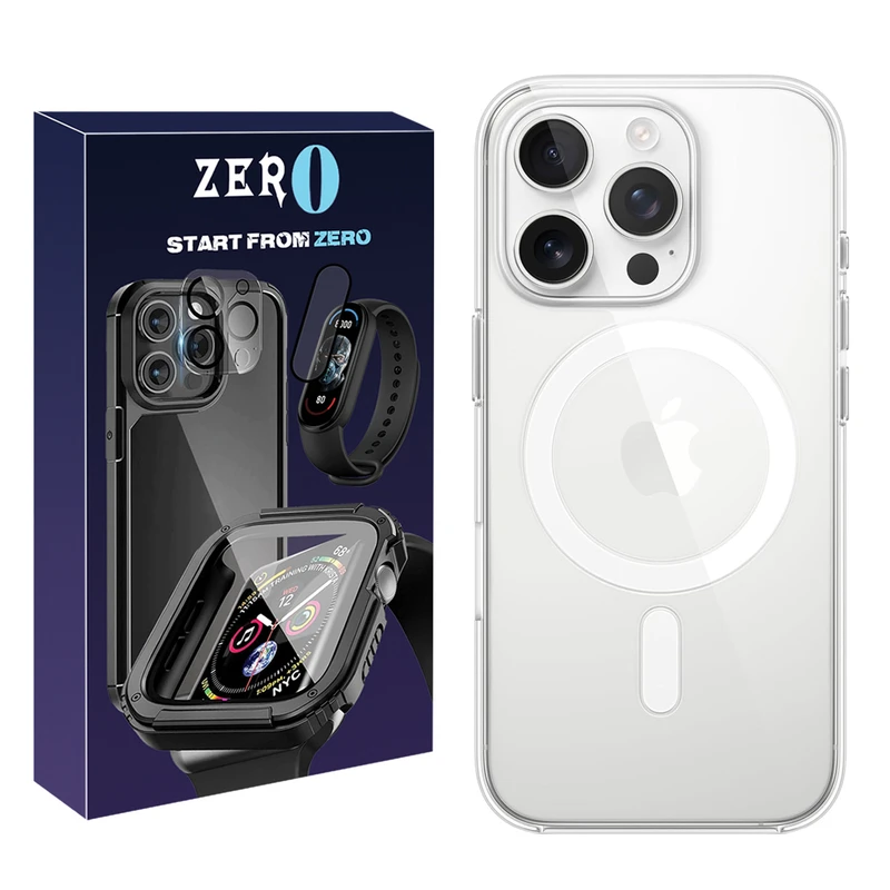 کاور زیرو مدل Clear Magsafe ZR مناسب برای گوشی موبایل اپل iPhone 16 Pro Max