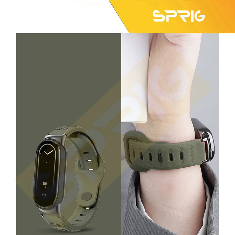 بند اسپریگ مدل Spig Sport مناسب برای ساعت هوشمند شیائومی Mi band 8/9