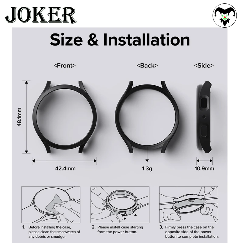 کاور جوکر مدل JK-360 مناسب برای ساعت هوشمند سامسونگ Galaxy Watch 5 44mm به همراه محافظ صفحه نمایش