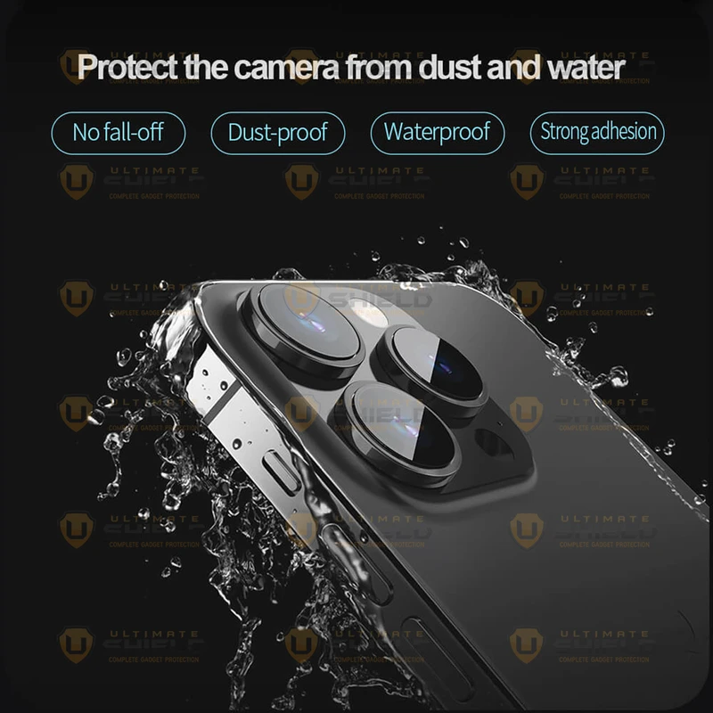 محافظ لنز دوربین آلتیمیت شیلد مدل Ring Metal UL مناسب برای گوشی موبایل اپل iPhone 16 Pro / 16 Pro Max