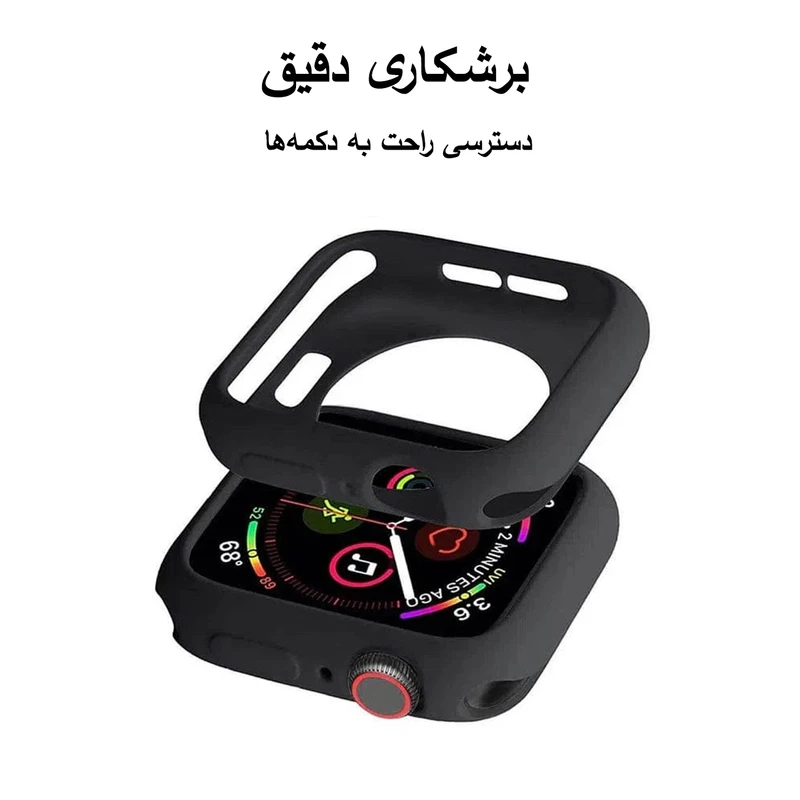 کاور زیرو مدل Jelly Shield ZR مناسب برای اپل واچ سری 4/5/6/SE سایز 40 میلی متری