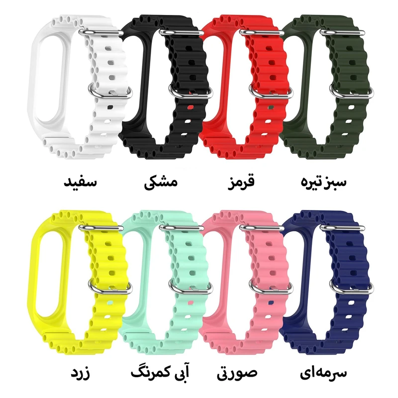 بند زیرو مدل Ocean ZR مناسب برای ساعت هوشمند شیائومی Mi band 3/4/5/6/7