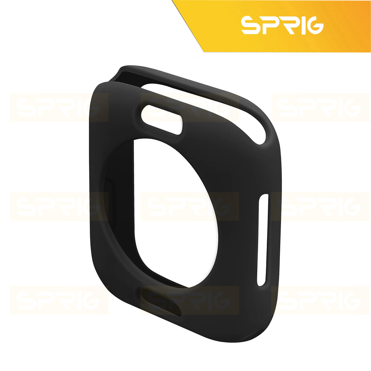 بند اسپریگ مدل Spig Protection مناسب برای اپل واچ سری 7/8/9 سایز 45 میلی متری به همراه کاور