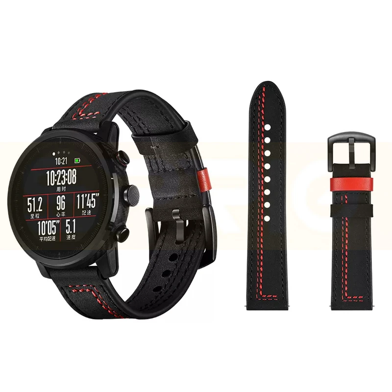 بند اسپریگ مدل Leather ORIGI TW مناسب برای ساعت هوشمند شیائومی S1 / S1 Active / S2 / Mi Watch XMWTCL02 / Mi Watch Color 2 / Mi Watch Color