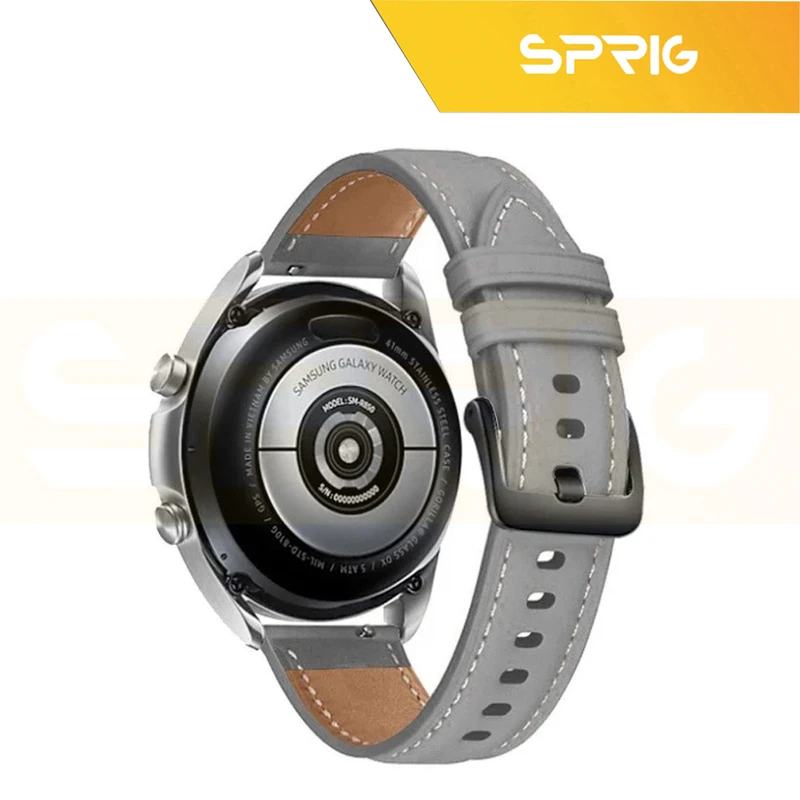بند اسپریگ مدل SMP Leather TW مناسب برای ساعت هوشمند سامسونگ Galaxy Gear S3 / Watch 3 45mm / Watch 46mm / S3 Frontier / S3 Classic Gear 2 R380