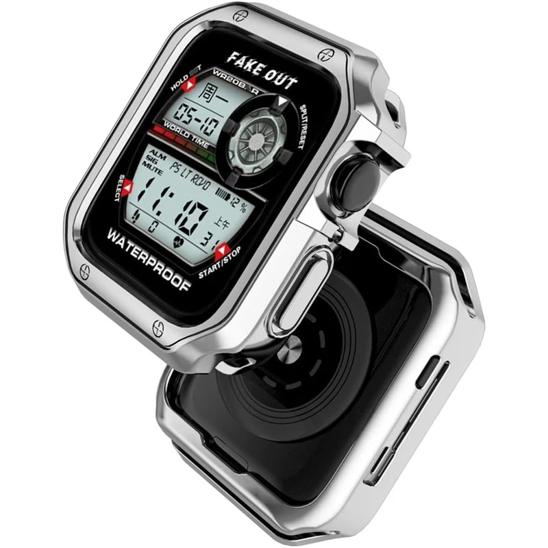 بند آلتیمیت شیلد مدل 7Lux_Cover مناسب برای اپل واچ Series 7 Aluminum 41mm / Series 8 Aluminum 41mm / Series 9 Aluminum 41mm به همراه کاور