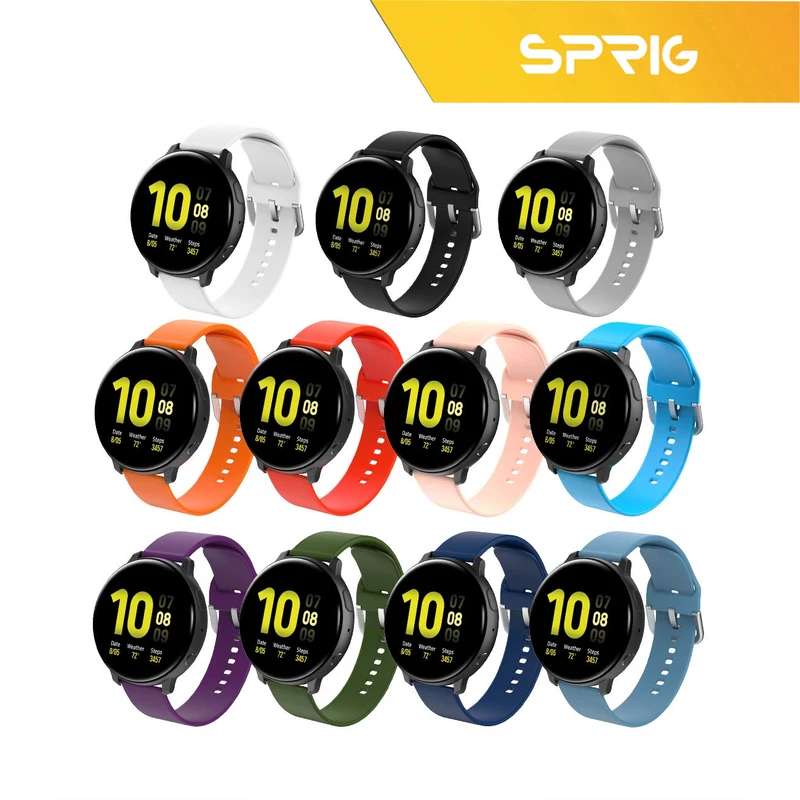 بند اسپریگ مدل SIC-SGK مناسب برای ساعت هوشمند سامسونگ Galaxy Watch Active / Active 2