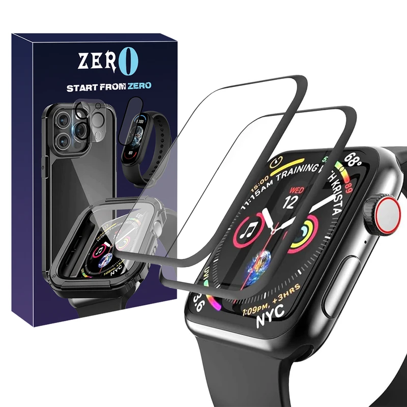 محافظ صفحه نمایش زیرو مدل Film Protector ZR مناسب برای اپل واچ سایز 40 میلی متری بسته دو عددی