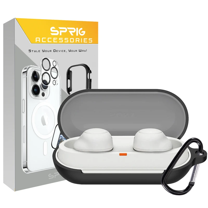 کاور اسپریگ مدل Silicone-SP مناسب برای کیس هدفون بی سیم سونی WF-C500