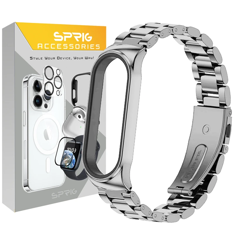 بند اسپریگ مدل 3Bead مناسب برای ساعت هوشمند شیائومی Mi Band 7