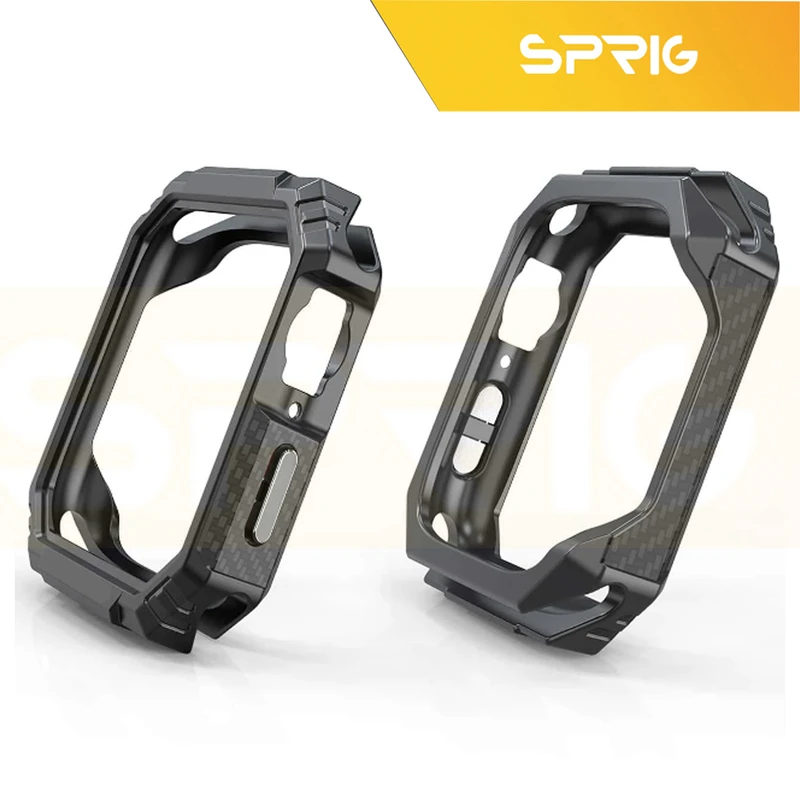 کاور اسپریگ مدل Carbon Armor مناسب برای اپل واچ سری 7/8/9 سایز 45 میلی متری