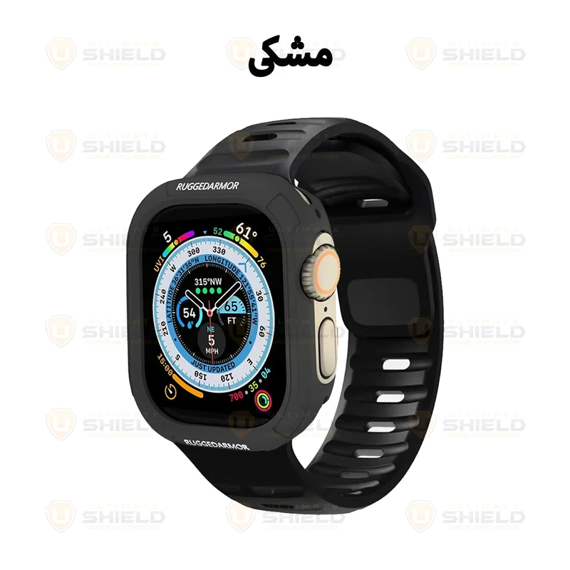 بند آلتیمیت شیلد مدل SPG Rugged مناسب برای ساعت هوشمند ویرفیت HK8 pro max / HK9 ultra 2 / T900 Ultra