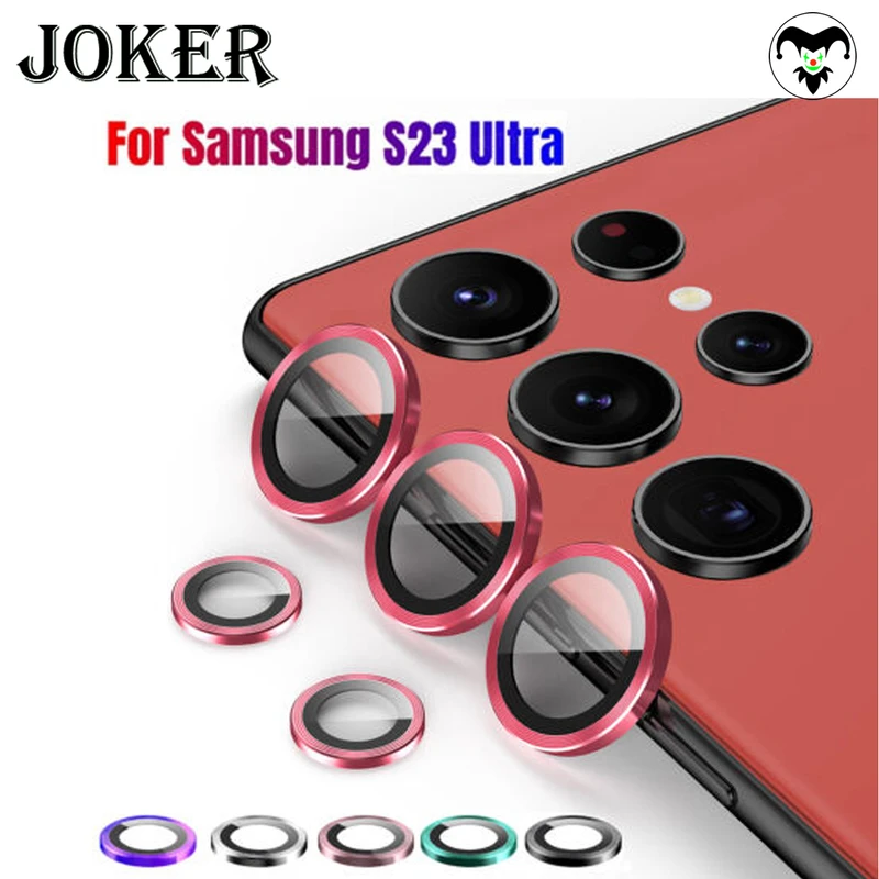 محافظ لنز دوربین جوکر مدل Ring Metal مناسب برای گوشی موبایل سامسونگ Galaxy S23 Ultra