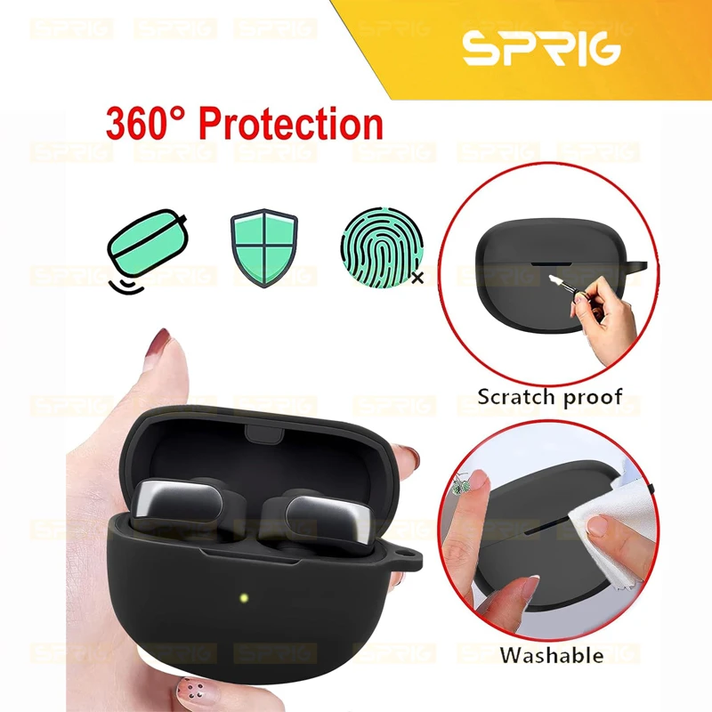 کاور اسپریگ مدل Silicon-SP مناسب برای کیس هدفون بی سیم بوز Ultra Open Earbuds