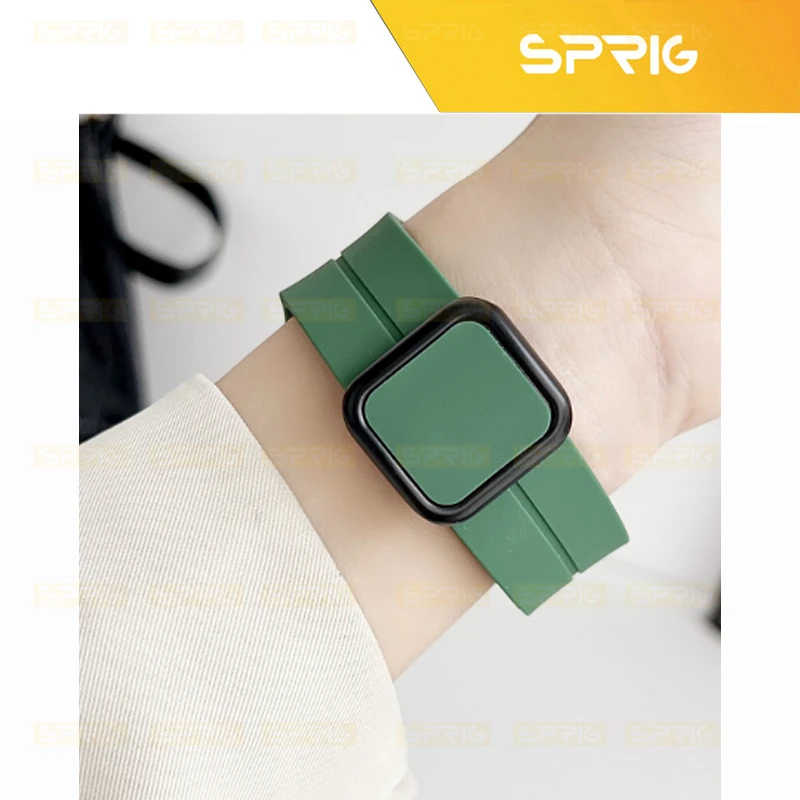 بند اسپریگ مدل SGK Magnetic Silicon TW مناسب برای ساعت هوشمند شیائومی S1 / S1 Active / S2 / Mi Watch XMWTCL02 / Mi Watch Color 2 / Mi Watch Color