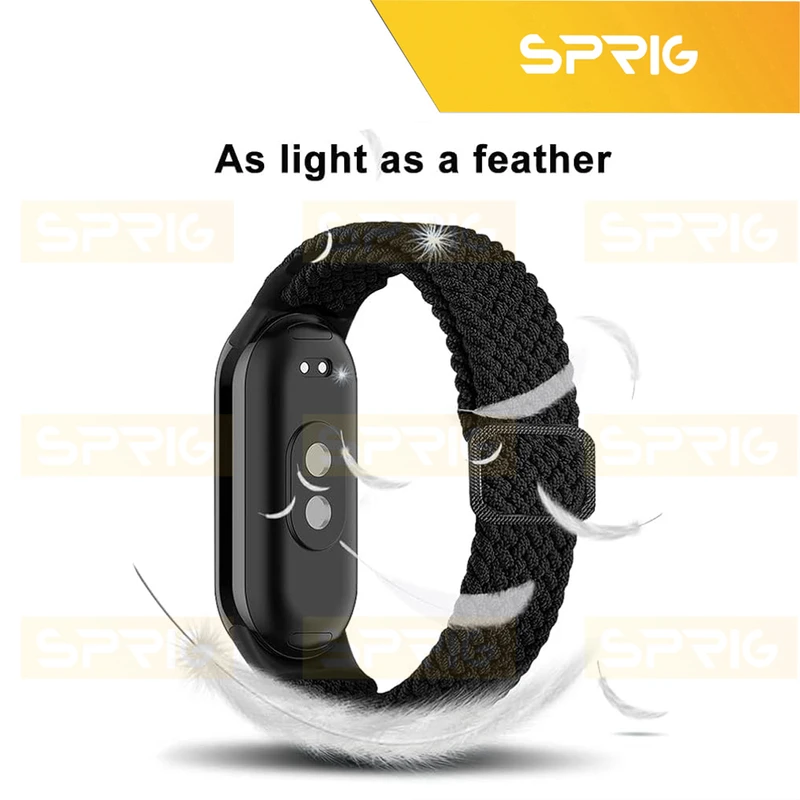بند اسپریگ مدل Braided Solo مناسب برای ساعت هوشمند شیائومی Mi band 9