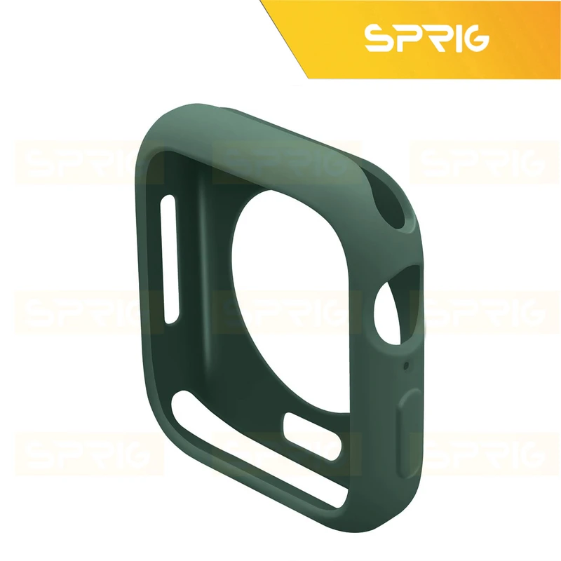 بند اسپریگ مدل Spig Protection مناسب برای اپل واچ سری 4/5/6/Se سایز 44 میلی متری به همراه کاور