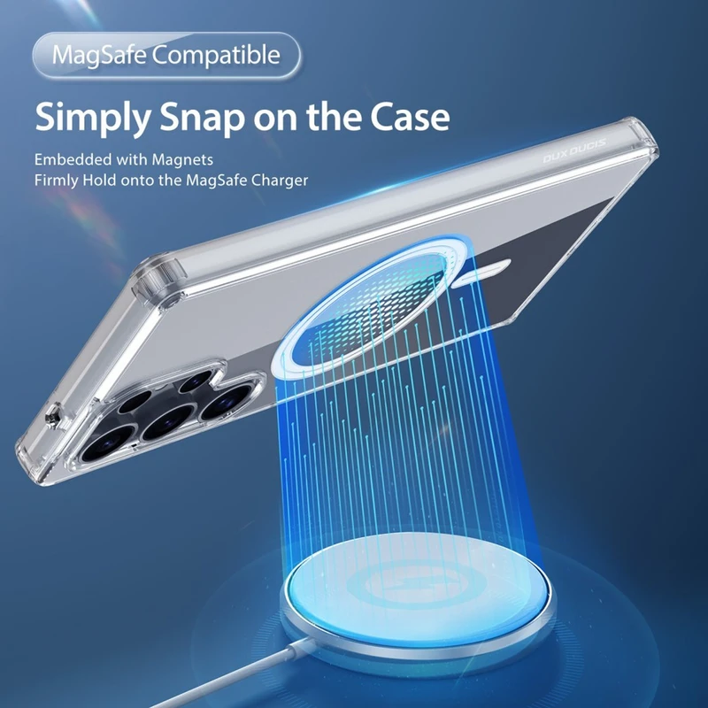 کاور گلستیک مدل Transparent Magsafe GL مناسب برای گوشی موبایل سامسونگ Galaxy S25 Ultra