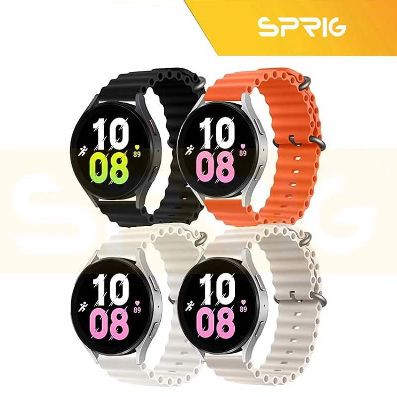 بند اسپریگ مدل Ocean SP Guard مناسب برای ساعت هوشمند سامسونگ Galaxy Watch 4 Classic 46mm به همراه کاور