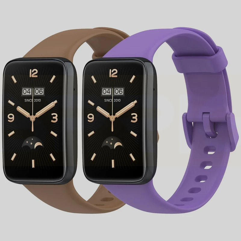بند اسپریگ مدل SGK Silic Guard مناسب برای ساعت هوشمند شیائومی Mi band 7 pro به همراه کاور