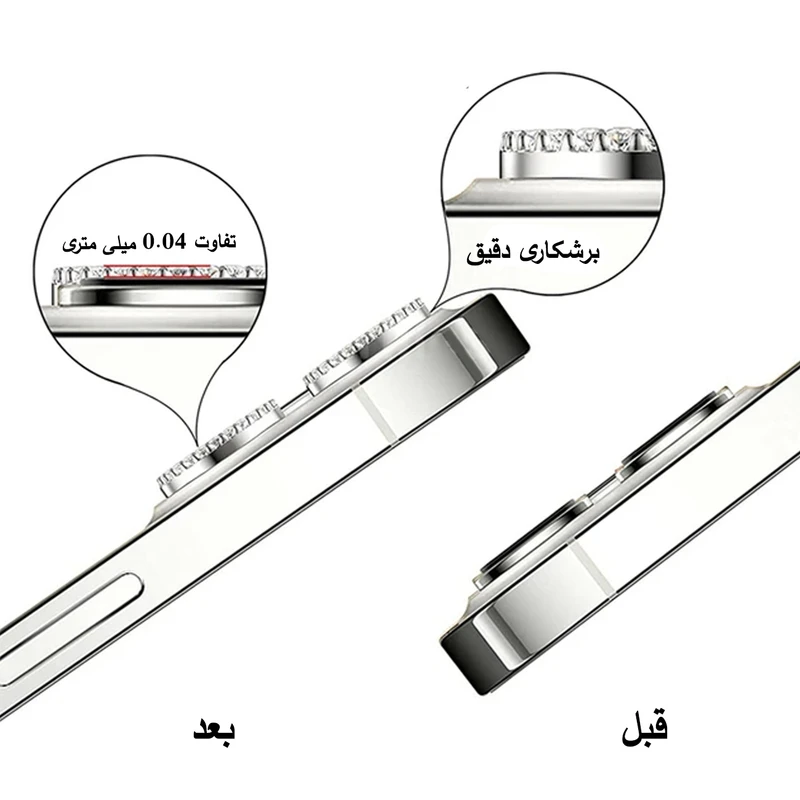 محافظ لنز دوربین رینگی زیرو مدل Ring-Diamond-ZR مناسب برای گوشی موبایل شیائومی Redmi Note 13 4G