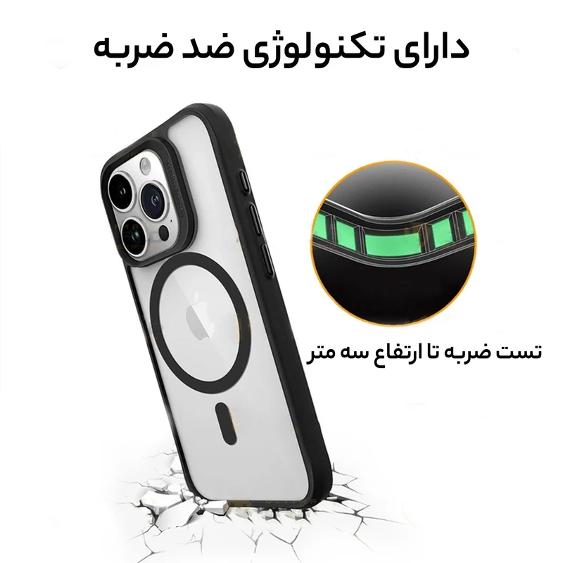 کاور آلتیمیت شیلد مدل Magsafe Border UL مناسب برای گوشی موبایل اپل iPhone 16 Pro