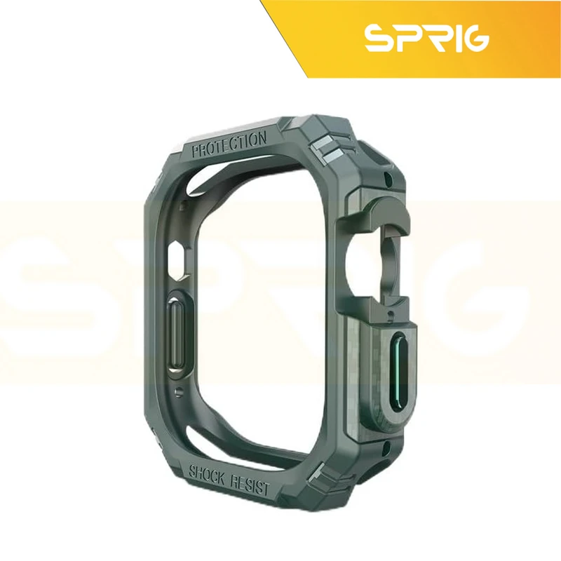 کاور اسپریگ مدل Carbon Armor مناسب برای اپل واچ سری 7/8/9 سایز 45 میلی متری