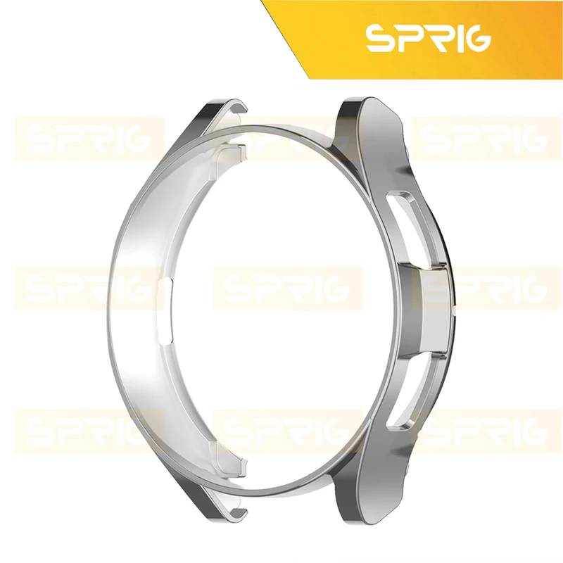بند اسپریگ مدل 3Bead SLV-GLD مناسب برای ساعت هوشمند سامسونگ Galaxy Watch 6 classic 47mm به همراه کاور