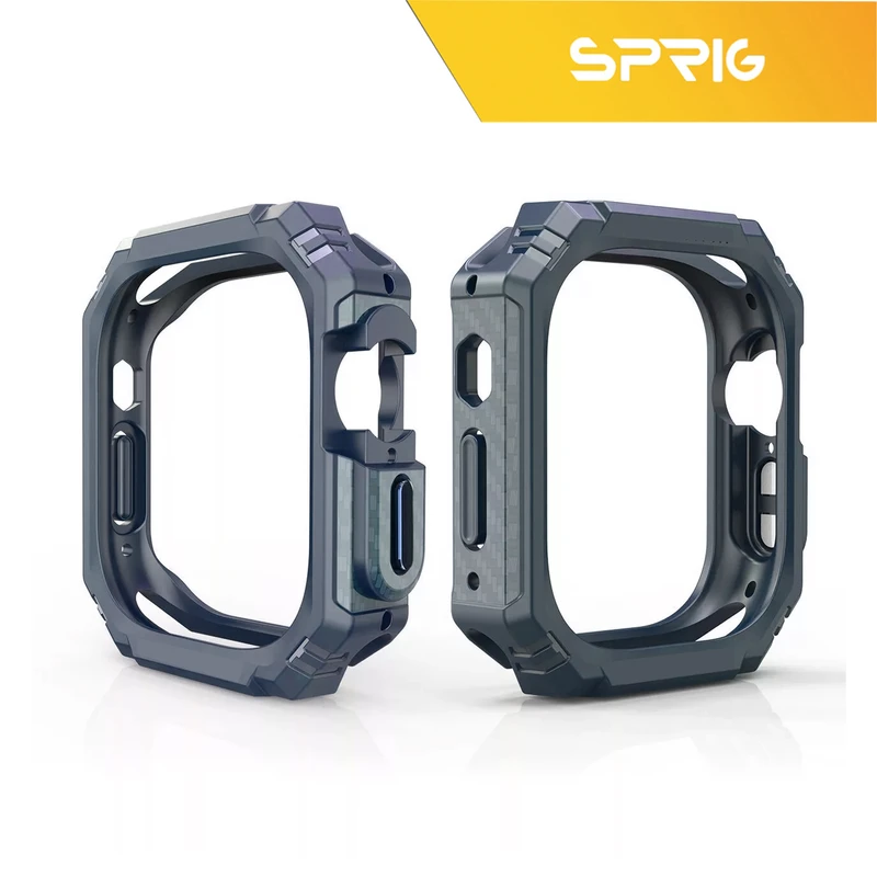 کاور اسپریگ مدل Carbon Armor مناسب برای اپل واچ Ultra / Ultra 2 49mm