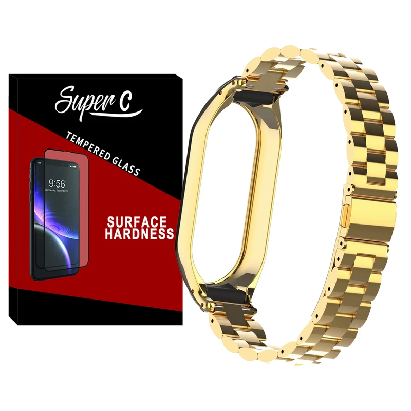 بند سوپرسی مدل 3Bead Guard SC مناسب برای ساعت هوشمند شیائومی Mi Band 7