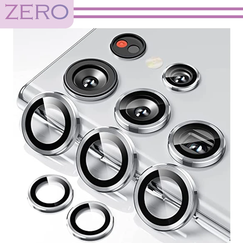 محافظ لنز دوربین زیرو مدل Ring Metal مناسب برای گوشی موبایل سامسونگ Galaxy S23 Ultra