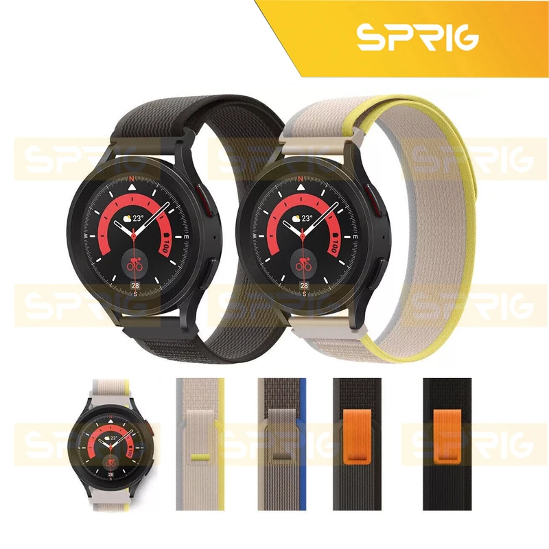 بند اسپریگ مدل Trail Loop مناسب برای ساعت هوشمند سامسونگ Galaxy Watch 4/5/6 سایز 40/43/44/46/47 میلی متری