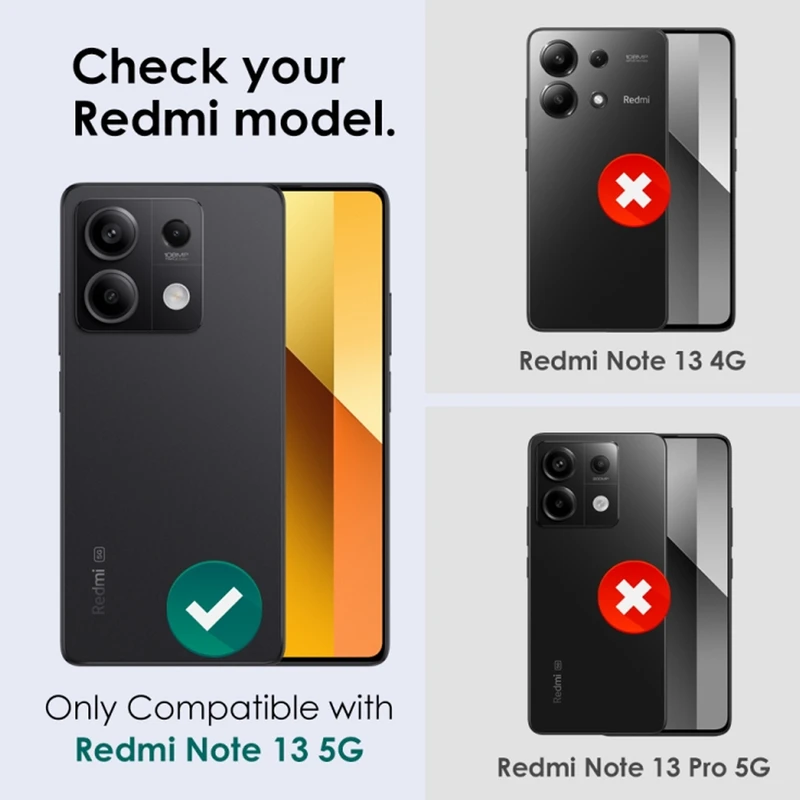 محافظ لنز دوربین رینگی ام‌گلس مدل Ring Protector مناسب برای گوشی موبایل شیائومی Redmi Note 13 5G
