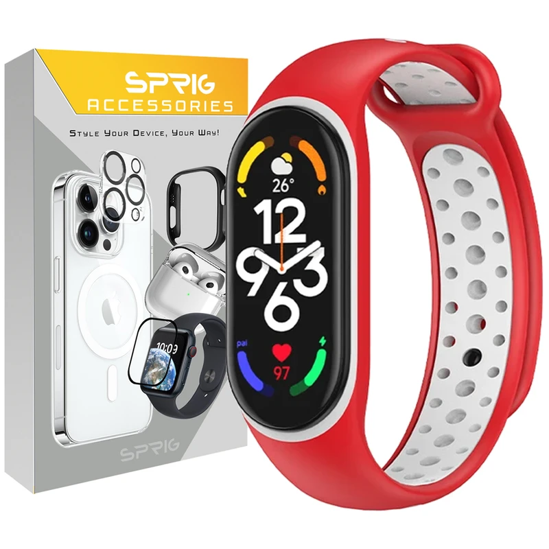 بند اسپریگ مدل NK Special Colors مناسب برای ساعت هوشمند شیائومی Mi band 4/5/6