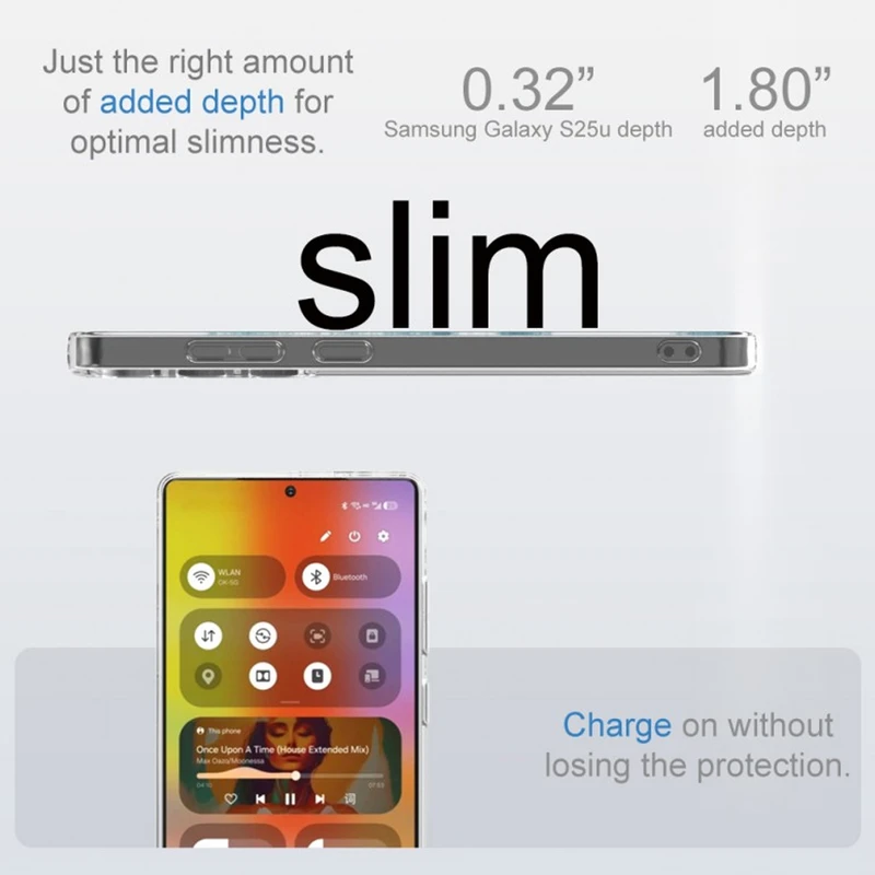 کاور ام‌گلس مدل Transparent MG مناسب برای گوشی موبایل سامسونگ Galaxy S25 Ultra