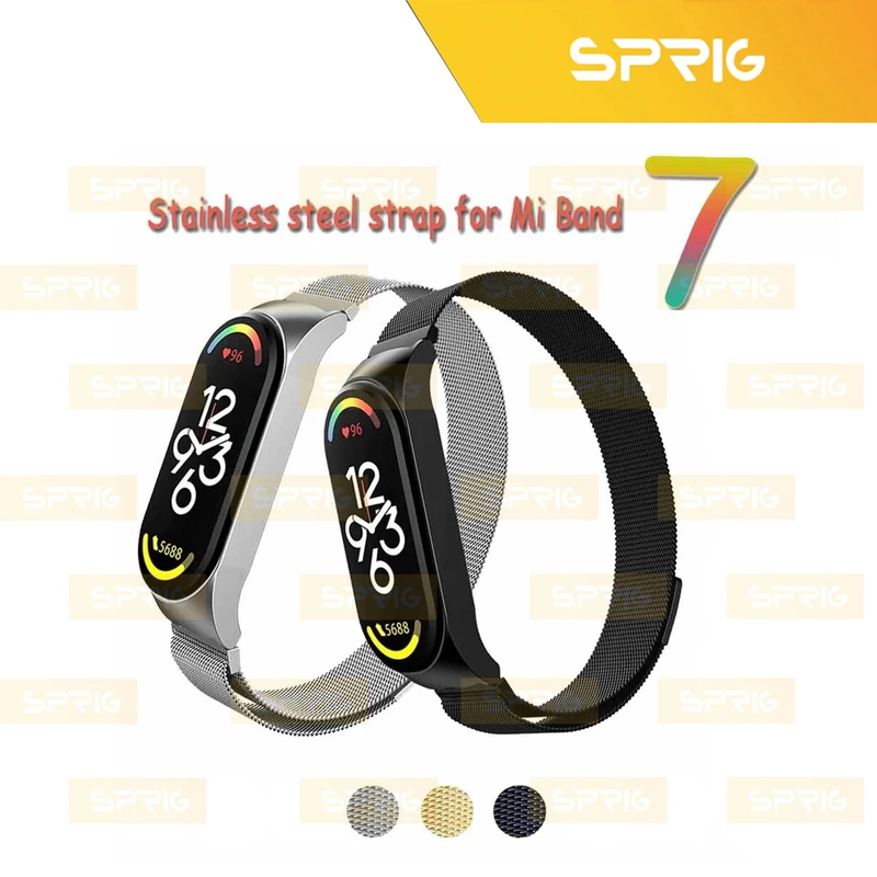 بند اسپریگ مدل Milanese MI مناسب برای ساعت هوشمند شیائومی Mi Band 7