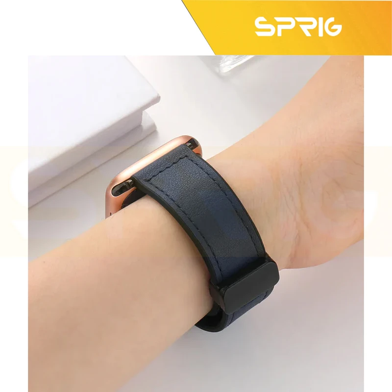 بند اسپریگ مدل SIC Magnetic Leather TW مناسب برای ساعت هوشمند شیائومی S1 / S1 Active / S2 / Mi Watch XMWTCL02 / Mi Watch Color 2 / Mi Watch Color