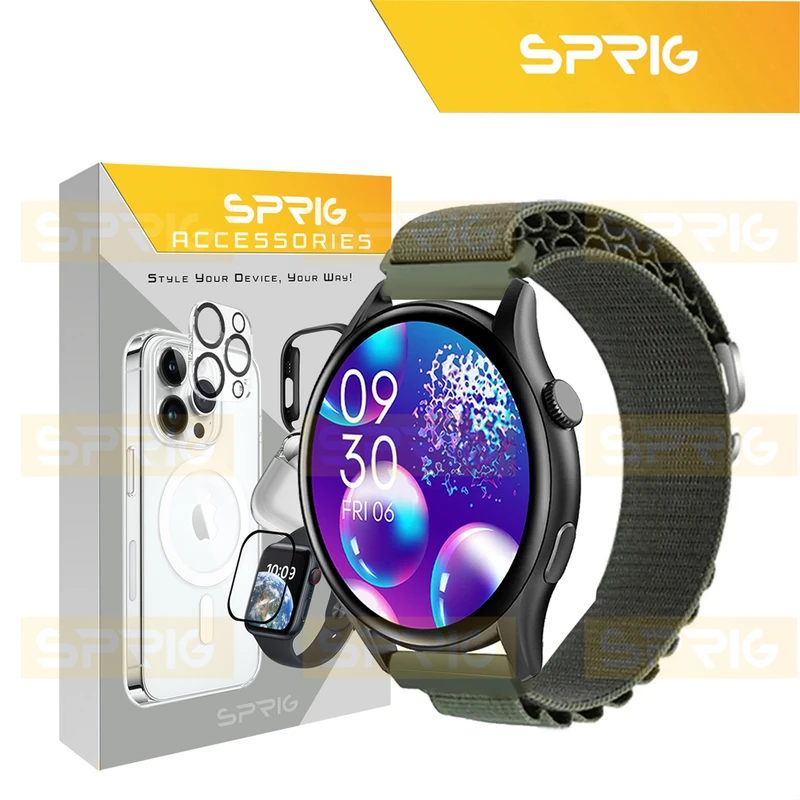 بند اسپریگ مدل Loop Alpine HVS مناسب برای ساعت هوشمند تی سی اچ Z40