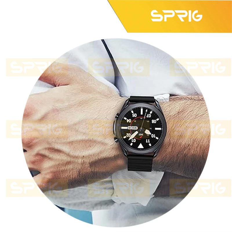 بند اسپریگ مدل Silicone Magnetic Link BK TW مناسب برای ساعت هوشمند سامسونگ 22 میلی متری Galaxy Watch Gear S2 Classic / Gear S3 / Gear Sport