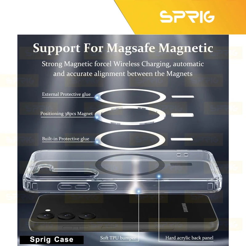 کاور اسپریگ مدل Clear Magsafe مناسب برای گوشی موبایل سامسونگ Galaxy S24 FE