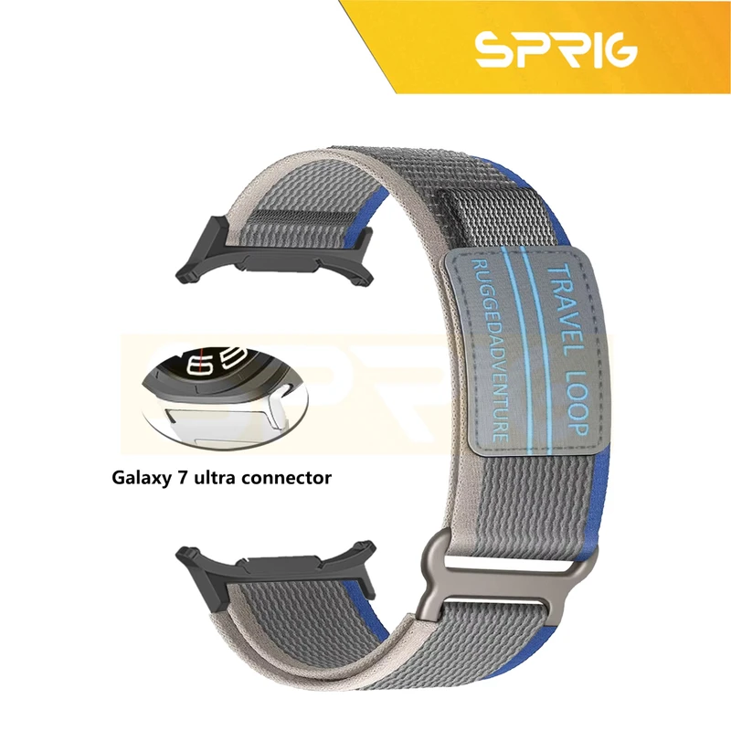 بند اسپریگ مدل Eco-Travel-SicMag-OceanBK مناسب برای ساعت هوشمند سامسونگ Galaxy Watch 7 Ultra 47mm مجموعه 3 عددی
