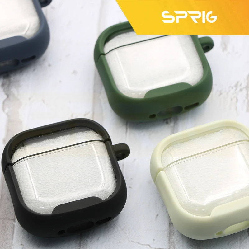 کاور اسپریگ مدل Clear BMP مناسب برای کیس اپل Air Pods 4 / 4 ANC